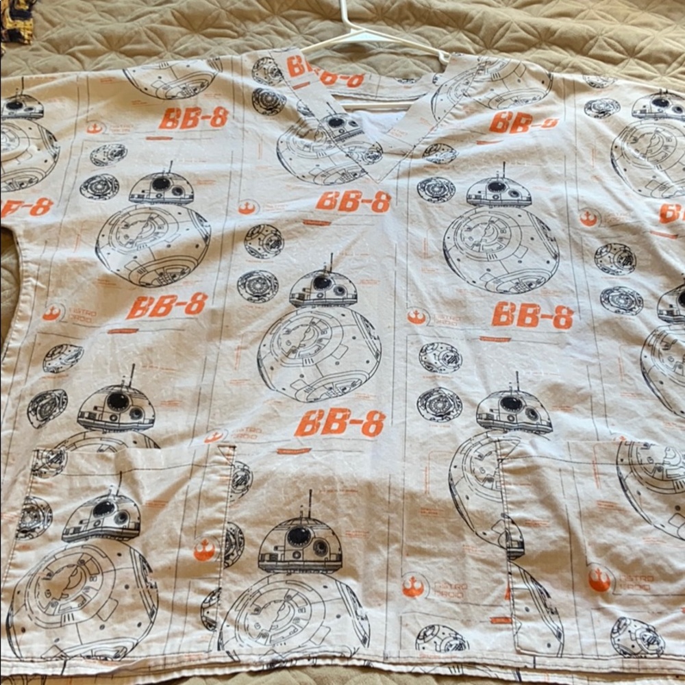 Star Wars scrub top